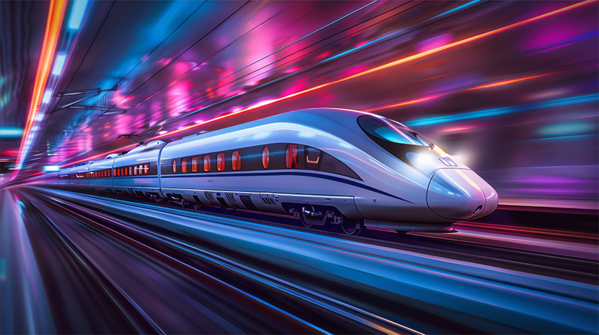 High-speed train Europe to Africa